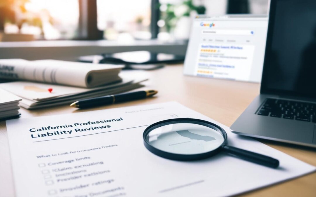 California professional liability reviews: What to Look For in Insurance Providers