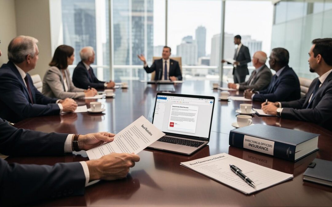 Directors and Officers Liability: Building Strong Governance and Protecting the Board
