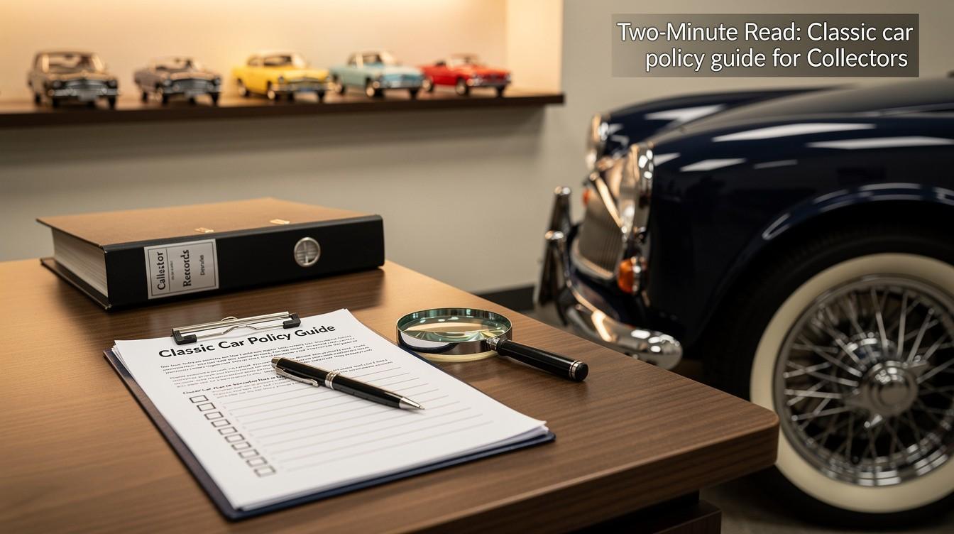 Two-Minute Read: Classic car policy guide for Collectors