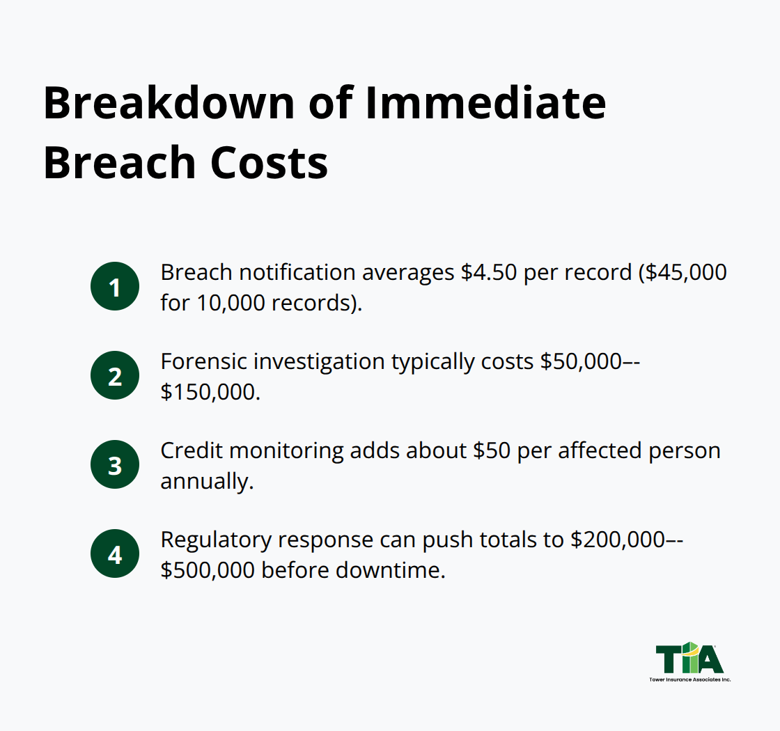 Key first-party cost components after a cyberattack - Tech startup cyber insurance
